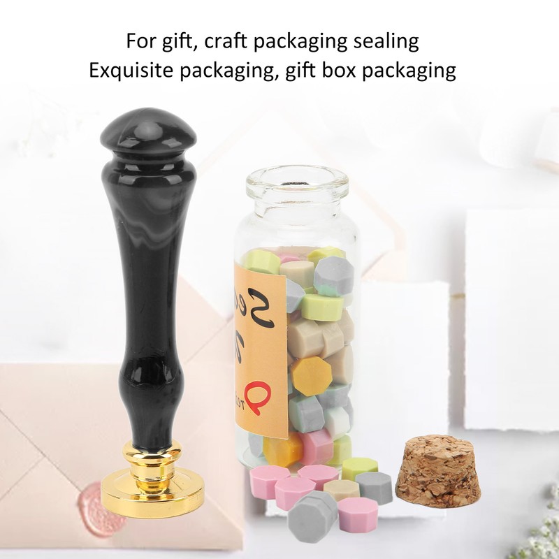 Wax Sealing Stamp Set Clear Pattern Anti Rust Exquisite Packaging