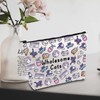 JXGZSO Cartoon Cat Meme Makeup Bag Kawaii Cat Lover Gift