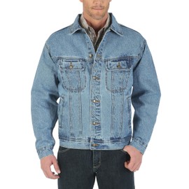 Wrangler Men's Big & Tall Unlined Denim Jacket,Vintage Indigo,X-Large Tall