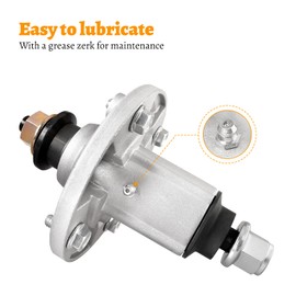 Spindle Replacement GY21098 Fit for John Deere D140 LA145 Mower - Deck Spindle Fit for John Deere D130 D105 D160 LA105 LA115 E160 E110 Tractor 42" 48" Mower Deck, Replace GY20454 GY20962