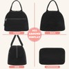 FlowFly Lunch Bag for Women Insulated Lunch Box Corduroy Lunch