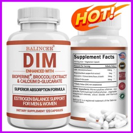 Balincer DIM Enhanced capsule containing bioflavonoids - estrogen balance 120 Capsules