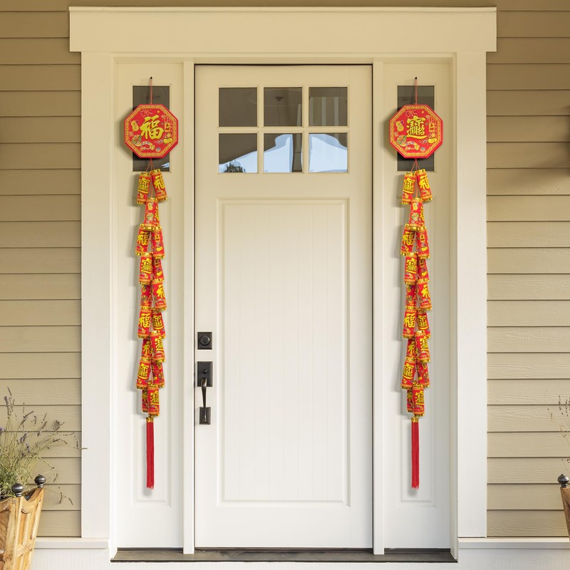 Art Beauty Chinese New Year Decorations Large Decorative Firecracker Lunar