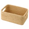 MUJI 47028454 Rattan Box with Handle, Stackable, Rattan (V) Approx.