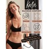 Kalon Women’s 4 Pack Demi Padded Bralette Wireless Comfortable Bra