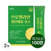 Bromelain pineapple enzyme titer value 1 million, 90g, 2 pieces / 브로멜라인 파인애플 효소 역가수치 100만, 90g, 2개