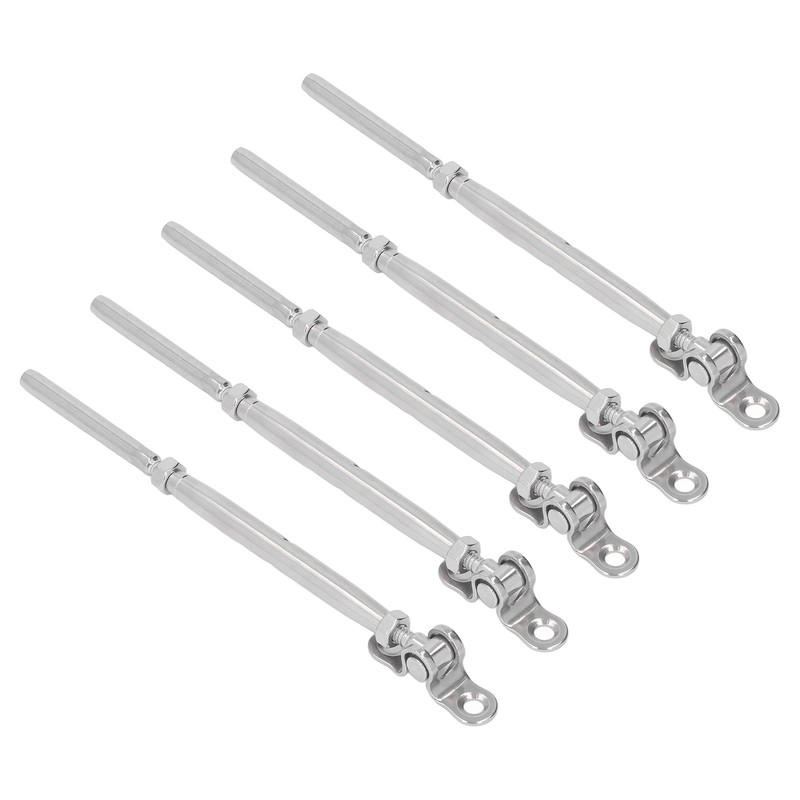 5PCS Thread Swage Lag Screw Stainless Steel 3/16in Cable Railing