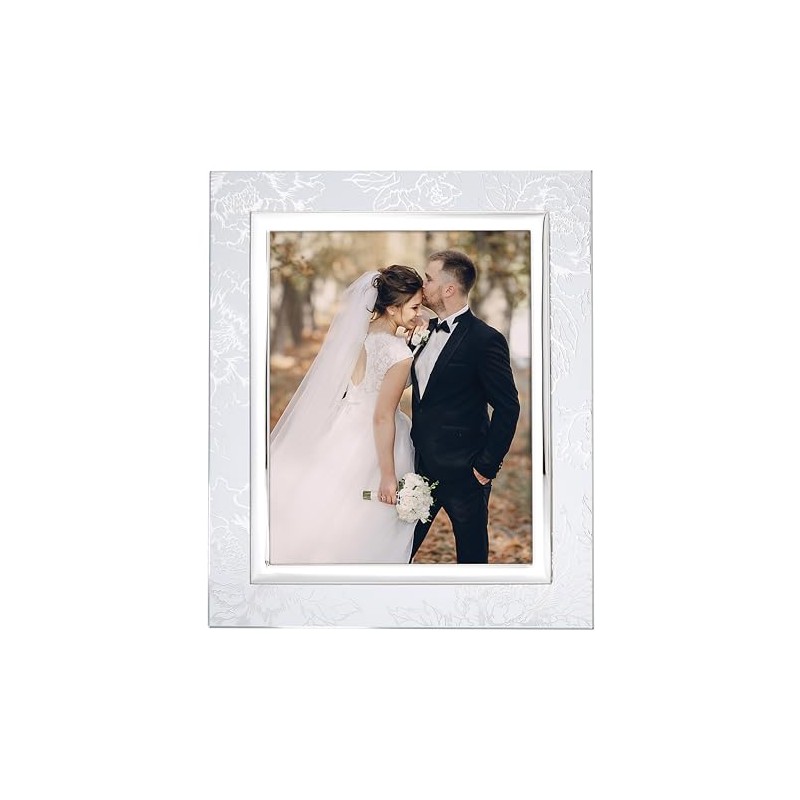 Lenox 886925 Silver Peony 8" X 10" Frame