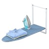 KINGBOARD Wall Mounted Ironing Board with Iron Holder, Compact Ironing