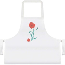 'A Poppy Losing Petals ' Unisex Cooking Apron (AP00078989)