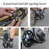 (Yellow (2pcs)) Shoes Road Self-locking Bike Cycling Pedal Cleats Set