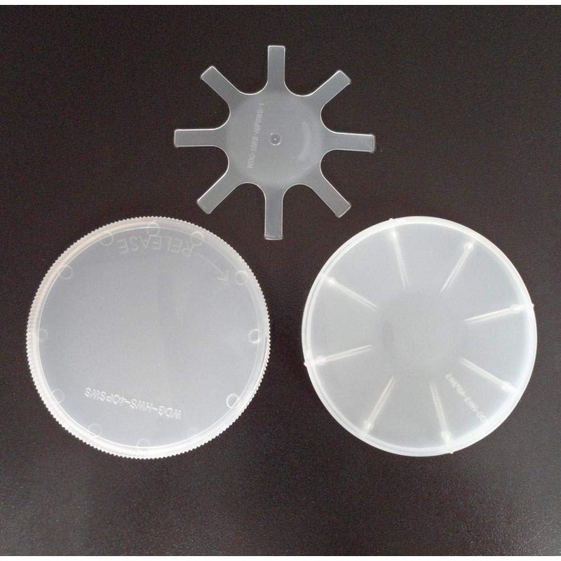 Silicon Wafer Box - 3 inch Single Wafer Carrier Box,including
