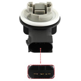 AUTOKAY 68065016AB Front Turn Signal Light Connector Plug Harness and Turn Signal Light Socket Fits for Jeep Wrangler JK 2007-2018, 68226719AA 68065016AA