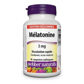 Webber Naturals Melatonina 3 Mg 90 Comprimidos Sublinguales