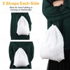 100 Pcs Sublimation Drawstring Bags Bulk White Blank Drawstring Backpacks