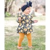 RuffleButts Navy Big Bow Headband - One Size