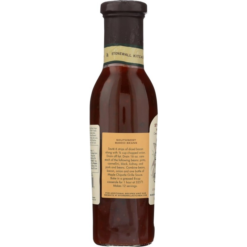 Stonewall Kitchen Maple Chipotle Grille Sauce, 11 Ounces (Pack of