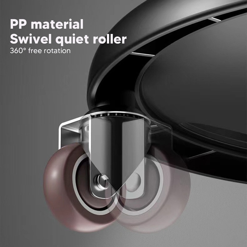 Abdominal Exercise Skateboard Wheel Board 4 Rollers 360 Degrees Swivel