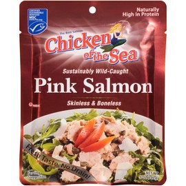 Chicken of the Sea Pink Salmon, Skinless-boneless, 5 Oz., (Pack of 12)