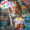 Pinkgarden Diary for Kids, 160 Pages Secret Diary, Plush Notebook