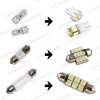Dome, Map Reading, Courtesy Door Step Lights 8 x Premium
