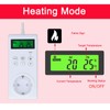 Thermostat Outlet Wireless Programmable Automatic Temperature Controller Socket Switch EU