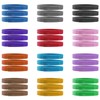 TYFGRT Pack of 36 Pet Identification Rings, Colourful Pet Collars,