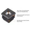 uxcell 12Pcs Inserts for Square Tubes with M8 Thread, for