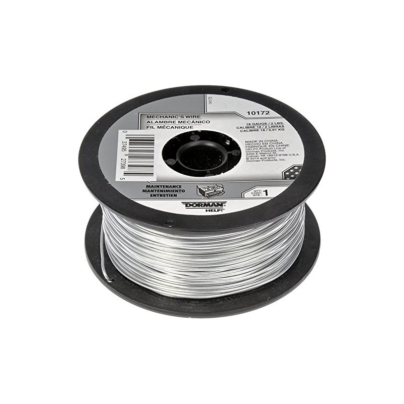 Dorman 10172 Mechanics Wire 18 Gauge 2 Pound Spool Universal