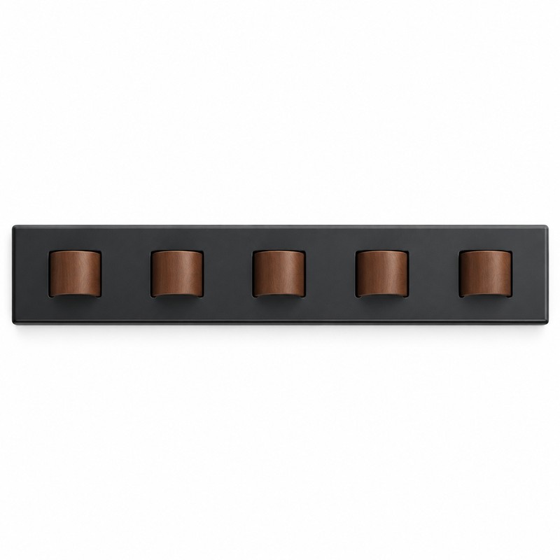 Wall Mounted Sunglasses Organizer for Eyewear Storage – Wooden Glasses
