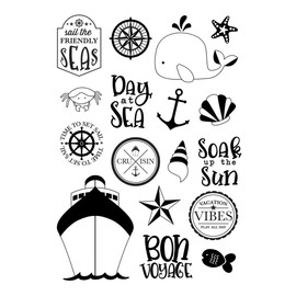 SIMPLE STORIES Cruisin Stamps Set SAIL, One Size