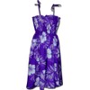 Hawaiian Tube Dress Hibiscus Blossom Purple 3323589