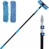 20 Ft+ Reach 2 In 1 Window Squeegee Duster with
