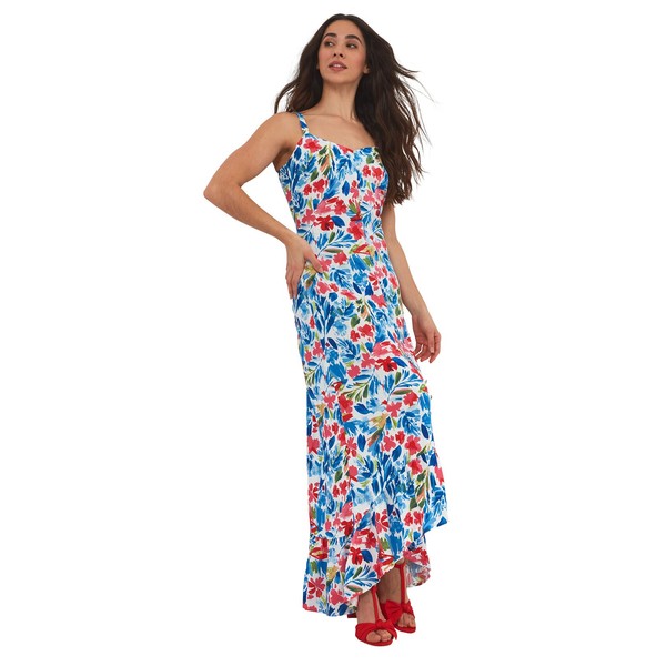 Joe Browns Women's Summer Sun Abstract Floral Maxi Dress Casual, Multi, 8