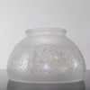 Satin Etched Glass Replacement Shade with 4 Inch Fitter