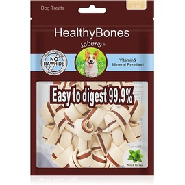 UrbanX HealthyBones Beef Rawhide Free Healthy Mini Chews for Lancashire Heeler and Other Small Herding Dogs Great Foods for Training Rewards, 7 Count