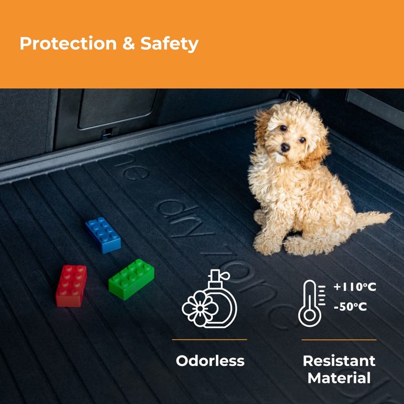 FROGUM DryZone Rubber Mat, All-Year Practical Car Boot Mat, Boot