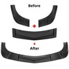KUAFU 3Pcs Front Bumper Lip Splitter Compatible with 2005-2013 Corvette