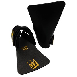 F3RALS ® Magnesium Free Grips | Improves Grip and Protects Hand - More Reps Less Fatigue (Black S/M)