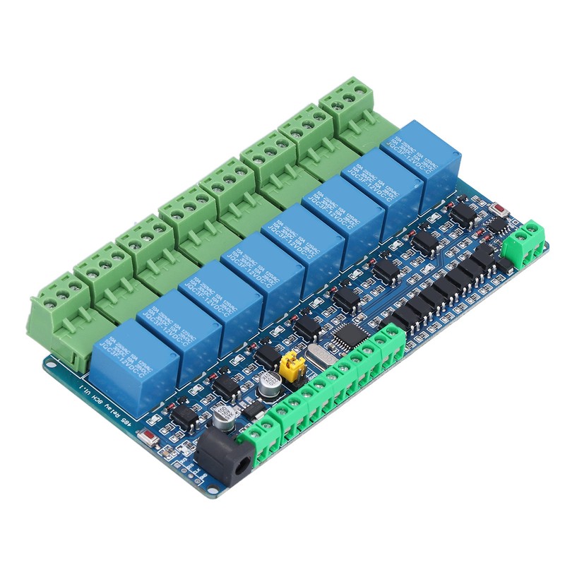 Relay Module 8 Channel Optocoupler Isolated Input Output Board Control