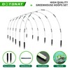 8FT Garden Hoops Grow Tunnel Kit - Rust-Free Fiberglass Frame