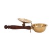 Dschidda Incense Pan, Brass with Wooden Handle and Lid, L: