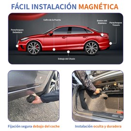NOVAKA Rastreador GPS para Auto, Rastreador GPS Portátil en Tiempo Real, Cobertura Global Completa para Barcos, Coches o Motos, Monitoreo de Ubicación, Ruta y Velocidad