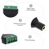 KICHOUSE 3.5mm Screw Terminal Adapter Gold Plated Audio Cable Connector
