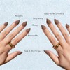 Uñas postizas cortas almendra, marrón tostado, stiletto corto, uñas acrílicas
