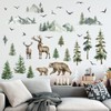 Mountain Wall Decals Large Pine Tree Wall Decals Peel and