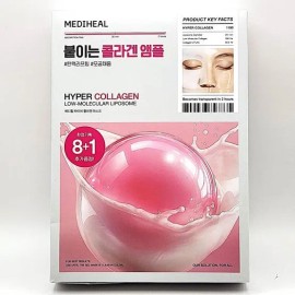 Mediheal Gel Mask 4 Types PDRN Madecassoside Hyaluronic Acid Special Set No.1688759 Hyper Collagen 8+1 sheets / 메디힐 겔마스크 4종 PDRN 마데카소사이드 히알루론산 기획세트 No.1688759 하이퍼 콜라겐 8+1매
