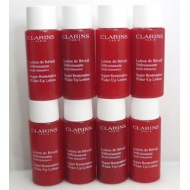 CLARINS SUPER RESTORATIVE WAKE-UP LOTION 1 OZ - LOT OF 8