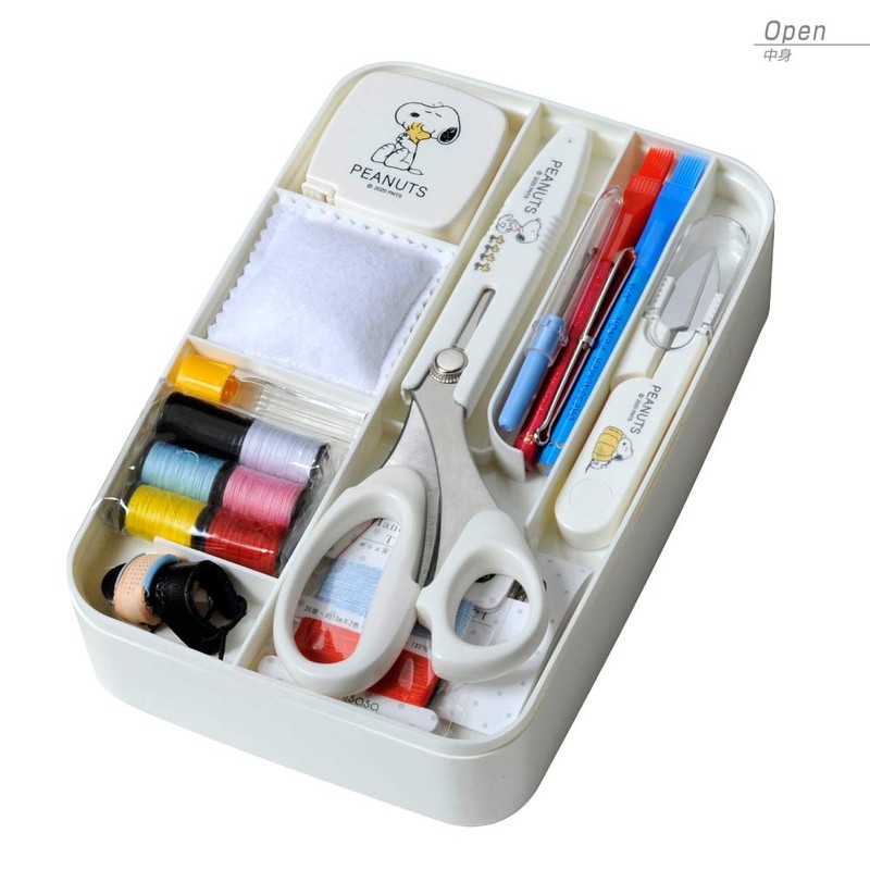 Misasa Sewing Set, Snoopy Sewing Set, Thin Type No. 8559