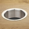 SOTECH Waste Insert Sleeve Stainless Steel Finely Brushed Diameter 180